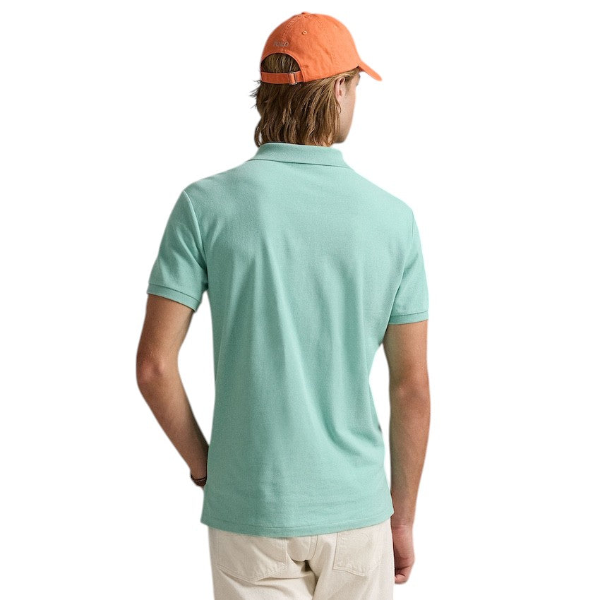 Polo Ralph Lauren Men polo shirt korte mouwen heren groen custom slim fit 710680784422