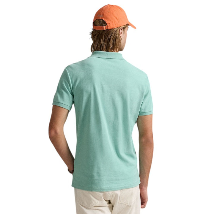 Polo Ralph Lauren Men polo shirt korte mouwen heren groen custom slim fit 710680784422