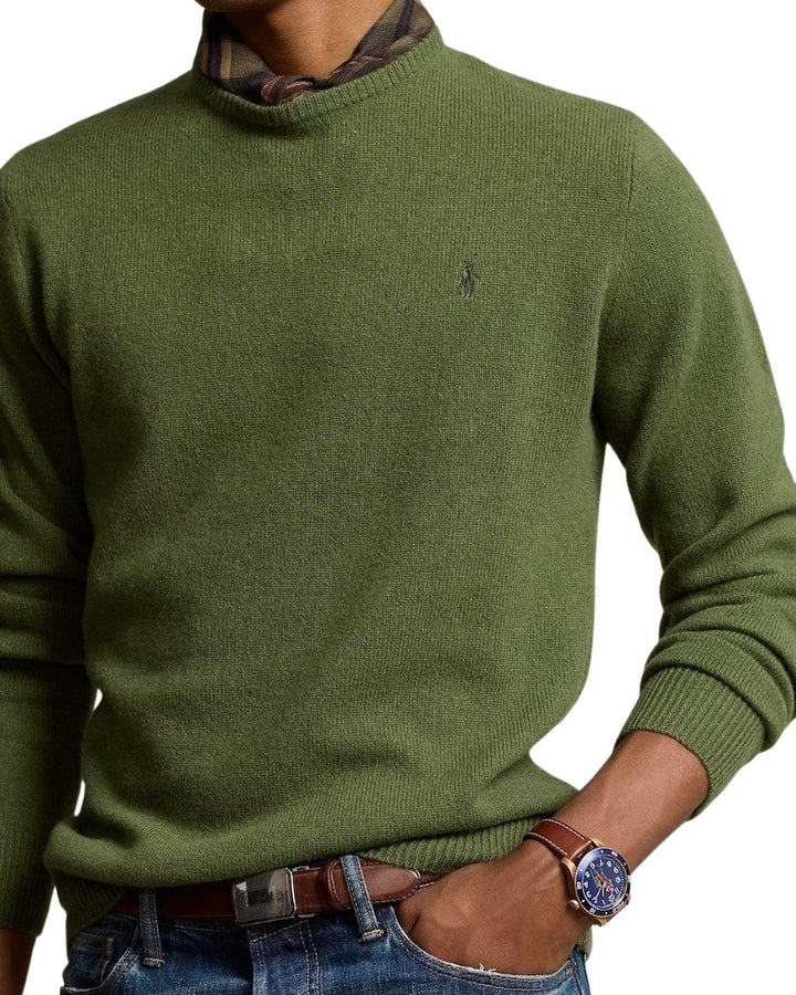 Polo Ralph Lauren Men pull trui ronde hals heren olijf