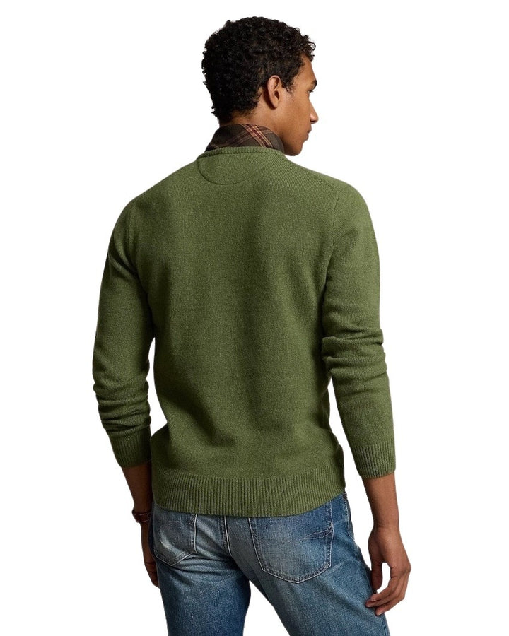 Polo Ralph Lauren Men pull trui ronde hals heren olijf