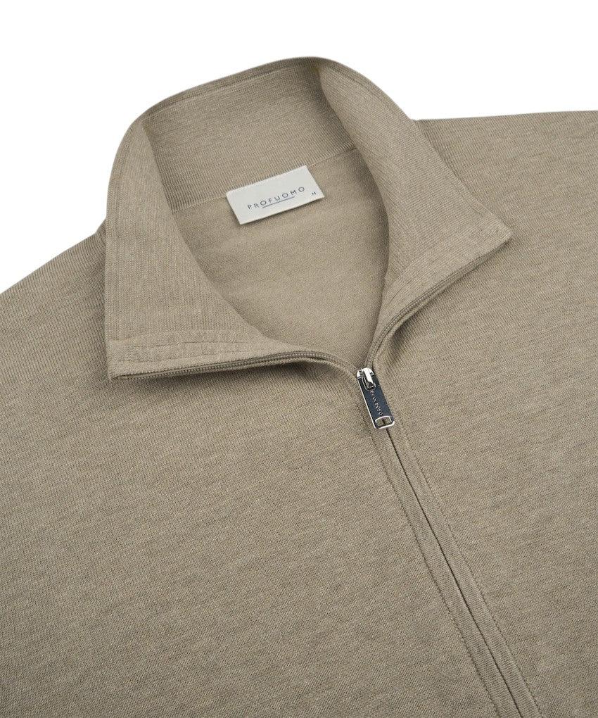 Profuomo gilet heren beige PPXJ10009A