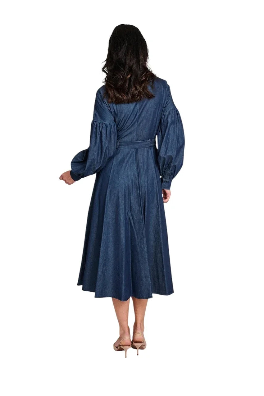 Riani kleedje dames denim 636280-4382 493
