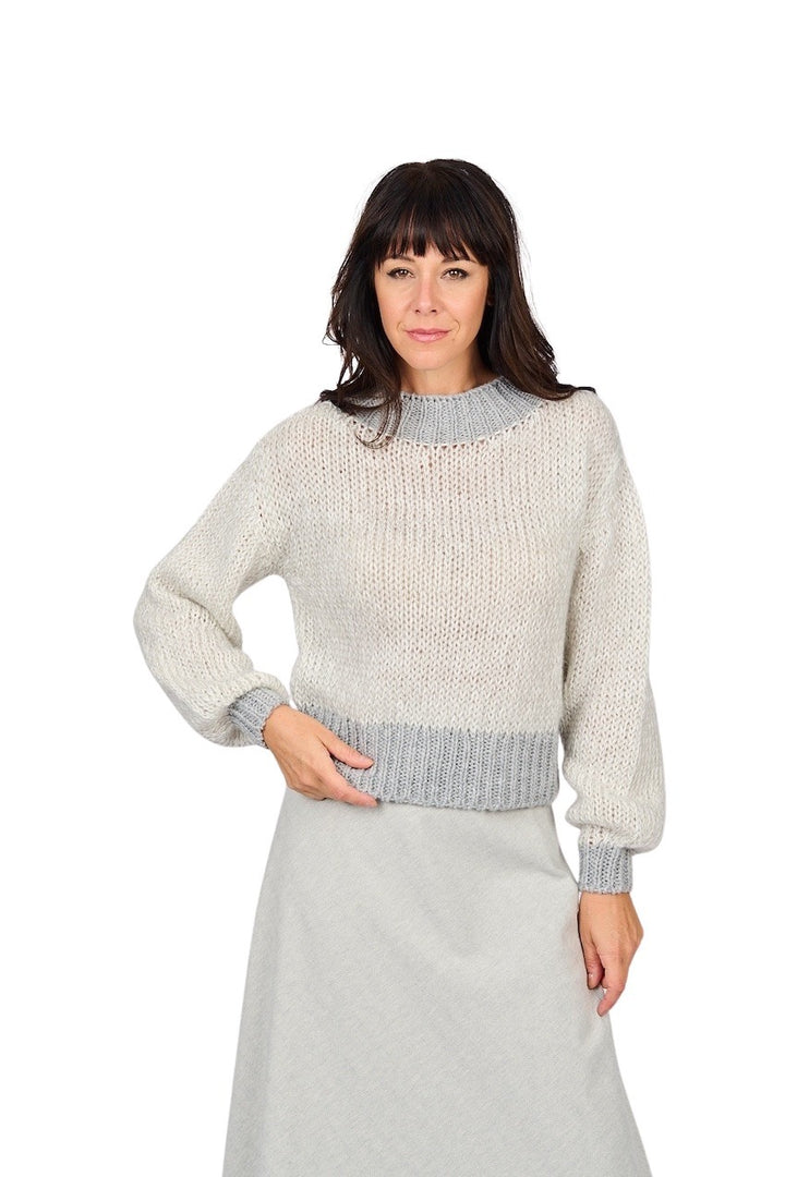 Scapa Flow pullover round neck women's gray