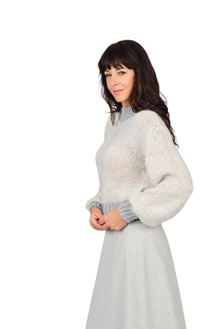 Scapa Flow pullover round neck women's gray