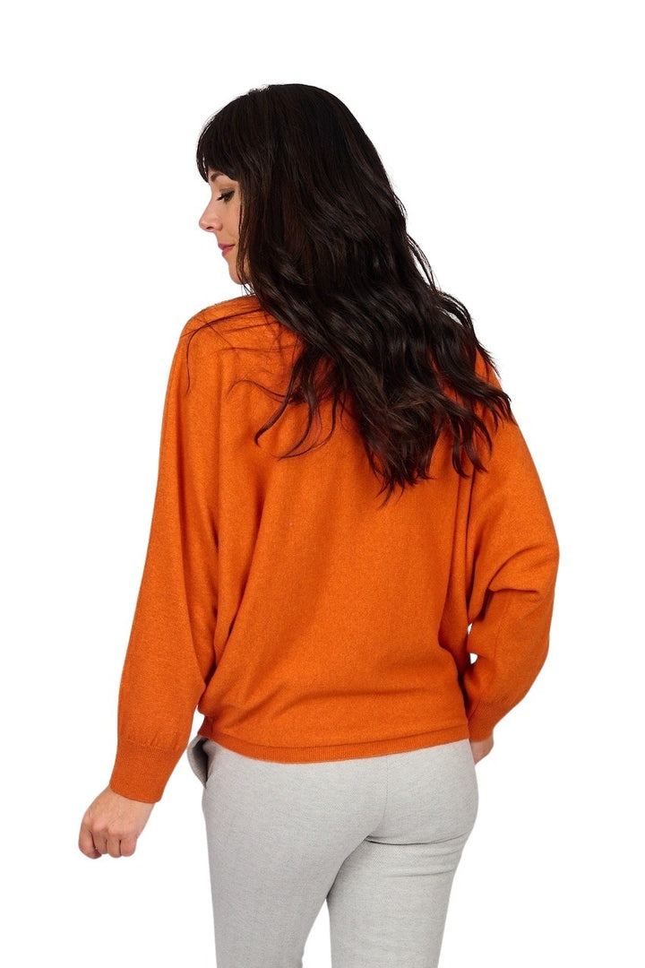 Scapa Flow pull trui ronde hals dames oranje