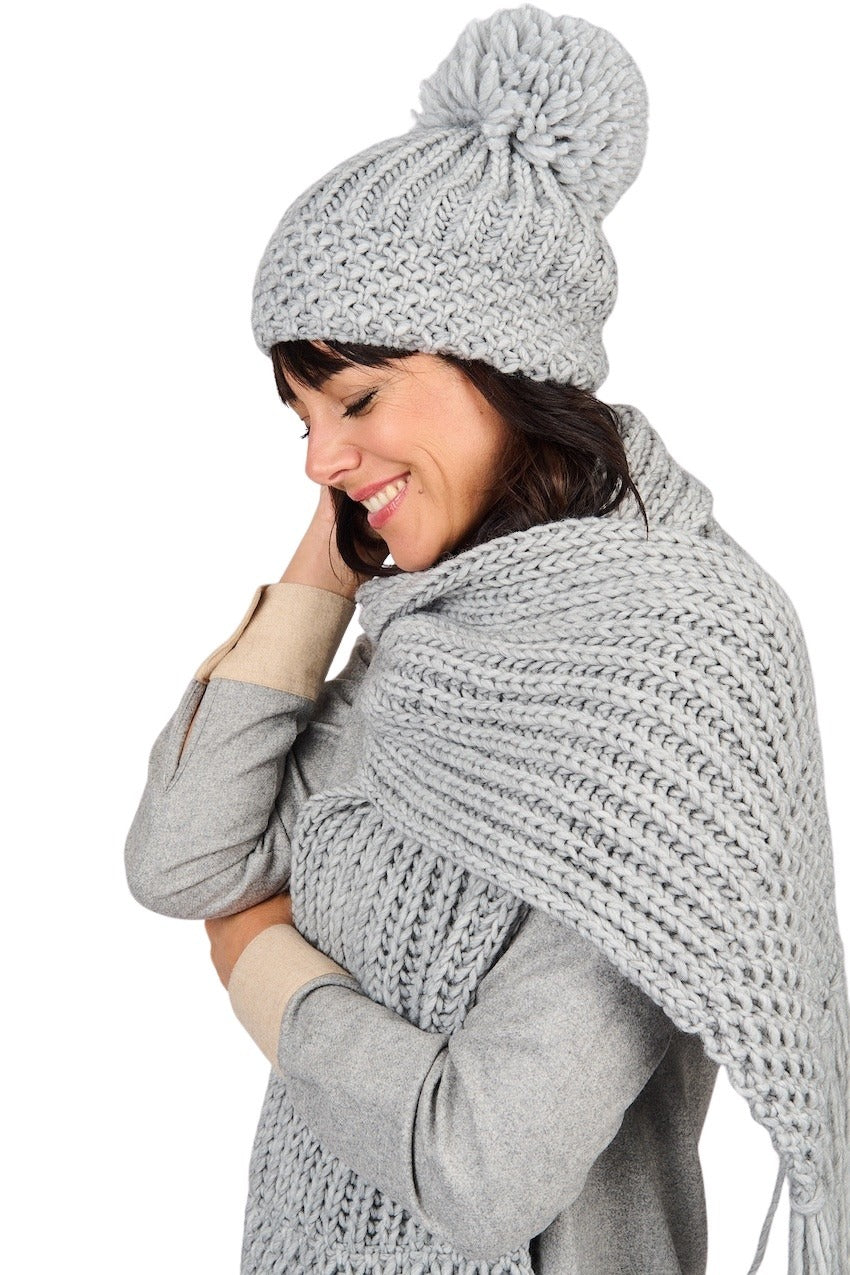 Scapa Flow scarf ladies gray