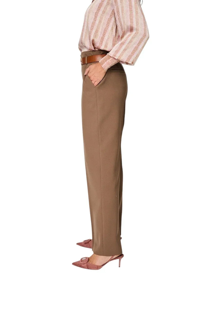 Seductive broek dames bruin Enie