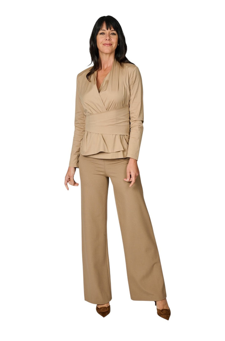 Seductive pantaloni caramello da donna KIMBERLY