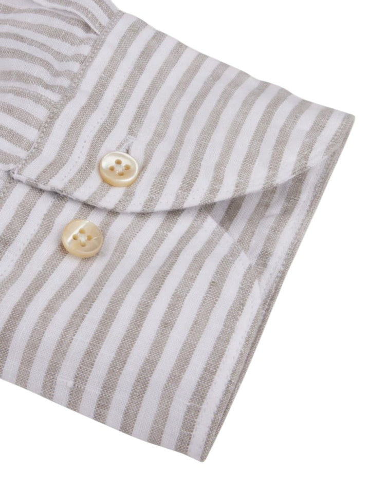 Stenstroms Men hemd lange mouwen heren grijs Slimline 7747218787 322