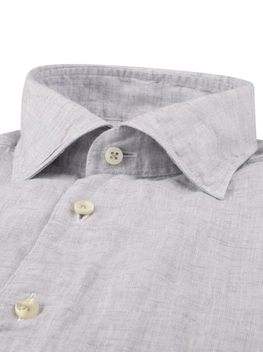 Stenstroms Men hemd lange mouwen heren licht grijs linnen slimline 7747219170 300