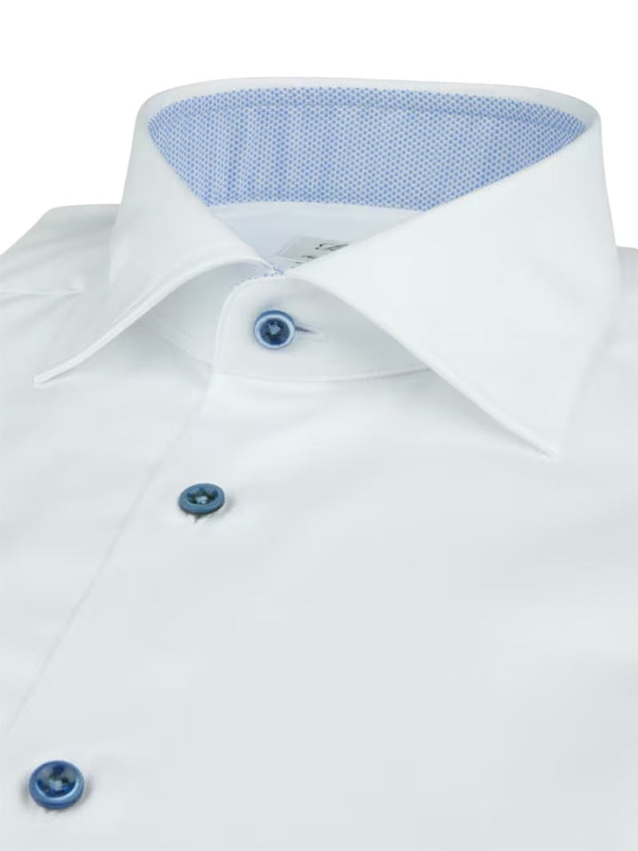 Stenstroms Men hemd lange mouwen heren wit Fitted Body 6847511504 000