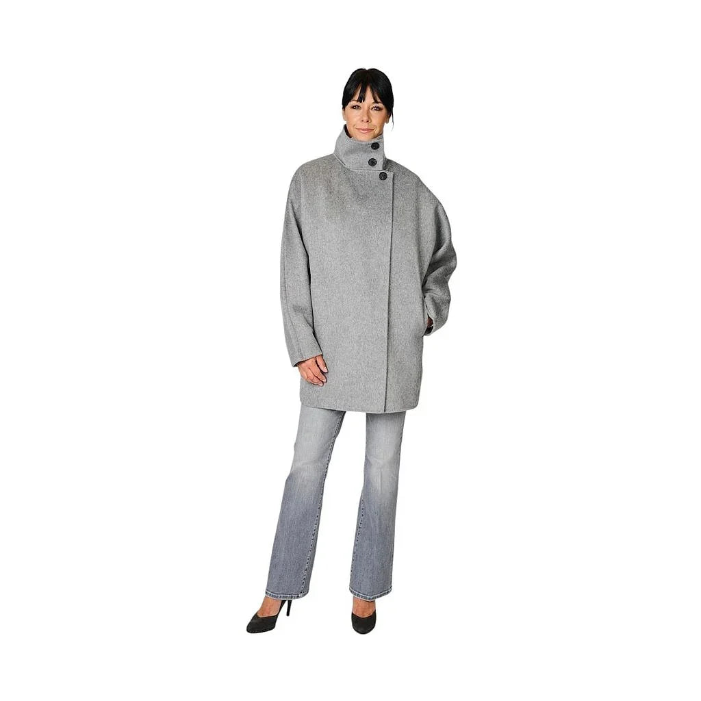 the-dynamis-studio-Cappotto-giacca-da-donna-grigio-chiaro