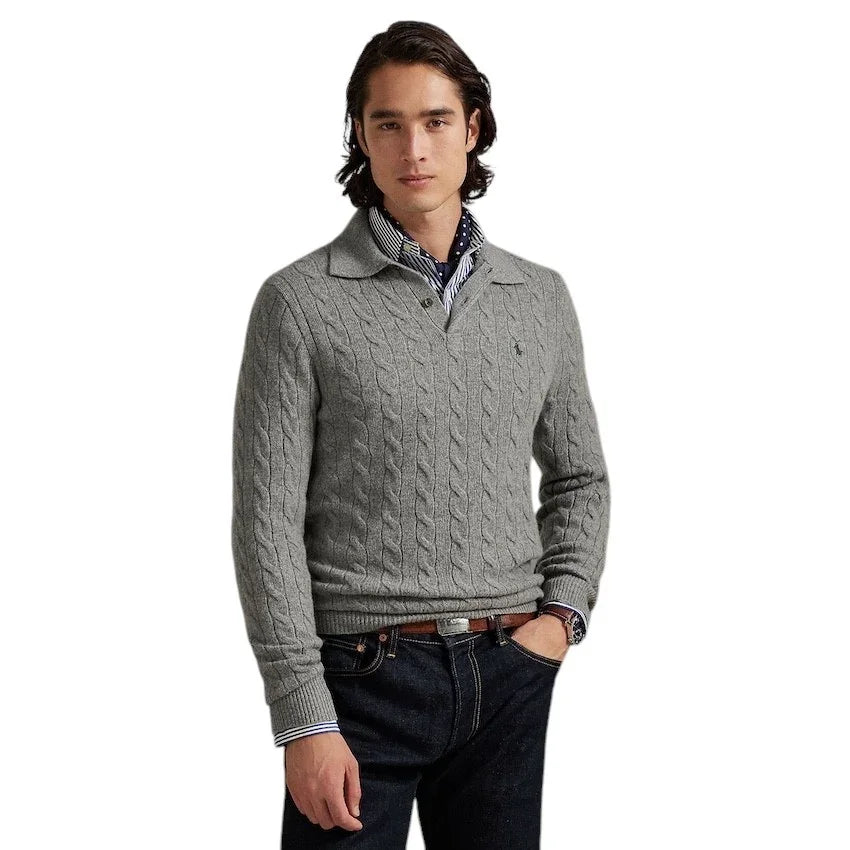 polo-ralph-lauren-maglione-da-uomo-grigio-710974165002