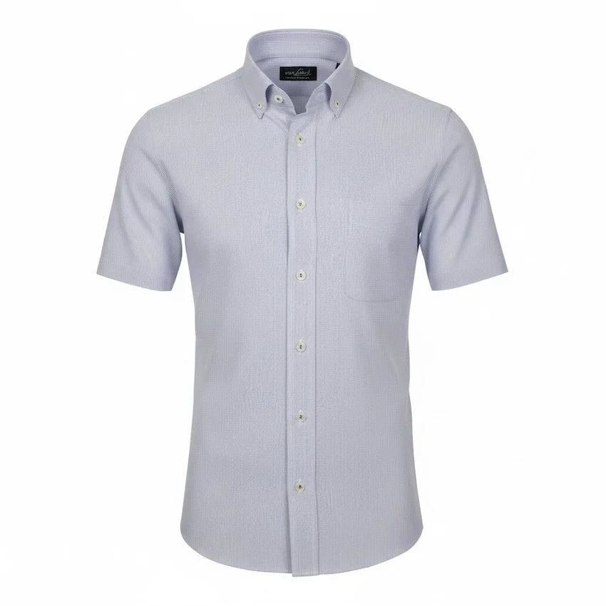 van-laack-men-camicia a maniche corte-blu-roy-4
