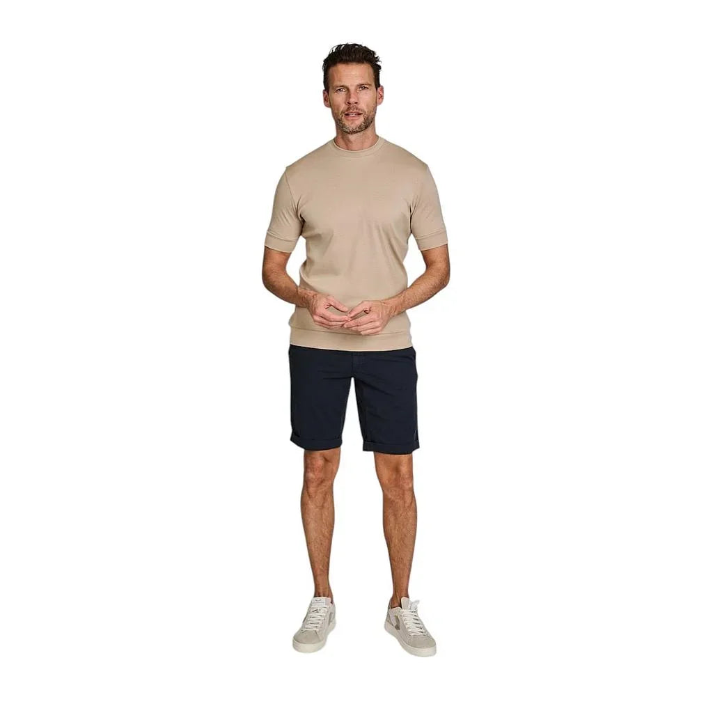 stefan-brandt-t-shirt-korte-mouwen-heren-taupe-eli-b