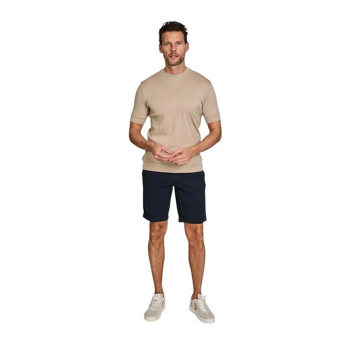stefan-brandt-t-shirt-korte-mouwen-heren-taupe-eli-b