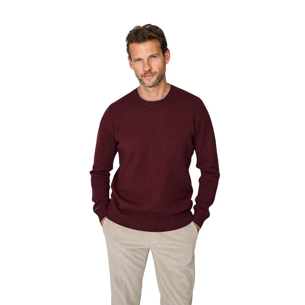 maglione-gran-sasso-da-uomo-a-gola-rotonda-bordeaux